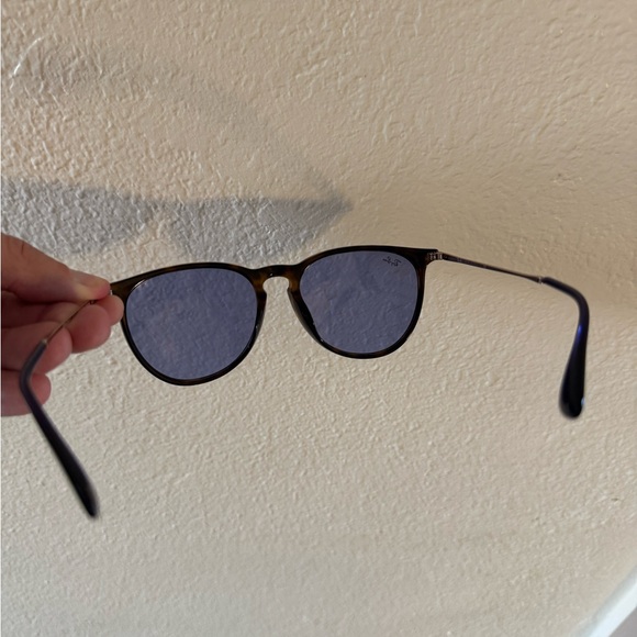 Ray Ban Erika Sunglasses Polarized RB 4171 Rare Frame Color & Lens Blue Brown - Picture 4 of 7